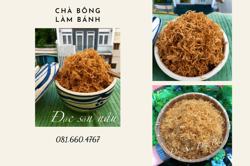 Chà Bông Làm Bánh Bông Lan 2N Food